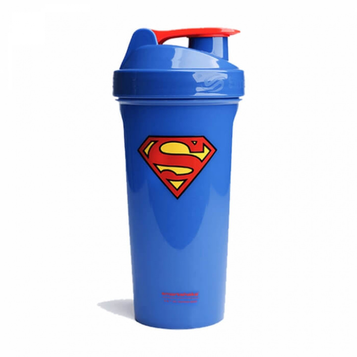 Smartshake DC Comics LITE, 800 ml (Superman) i gruppen Träningstillbehör / Flaskor & Shakers hos Tillskottsbolaget (SMARTSHAKE7904-4)