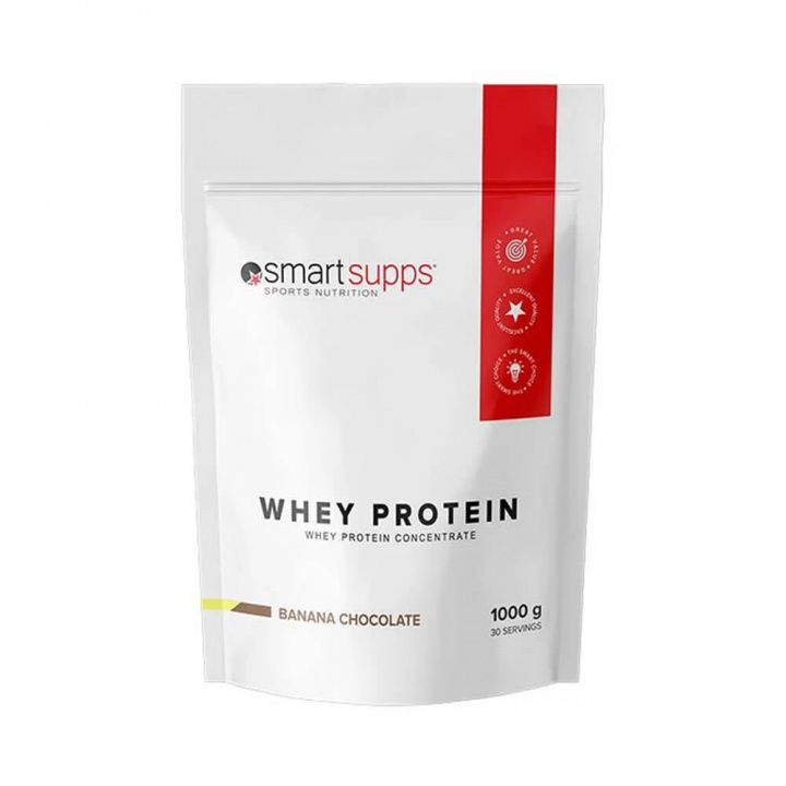 SmartSupps Whey Protein, 1000 g i gruppen Kosttillskott & Livsmedel / Proteinpulver / Vassleprotein / Whey protein hos Tillskottsbolaget (SMARTSUPPS57345)