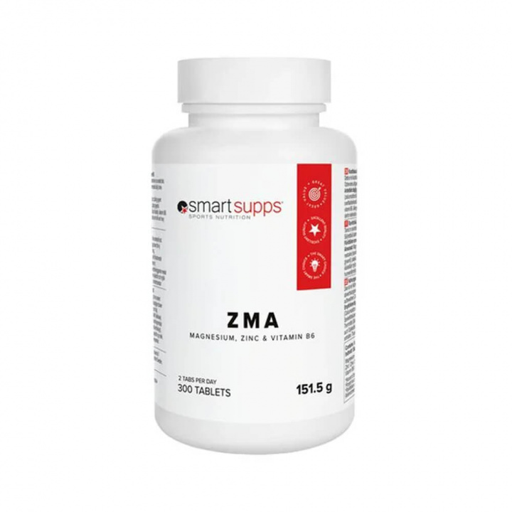 SmartSupps ZMA, 300 tabs i gruppen Kosttillskott & Livsmedel / Mineraler / ZMA hos Tillskottsbolaget (SMARTSUPPS63523)