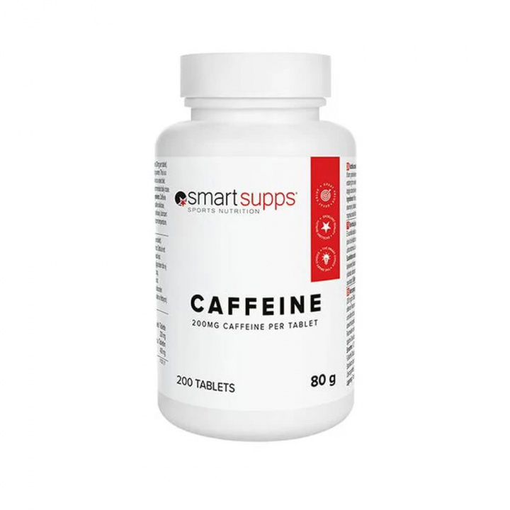 SmartSupps Caffeine, 200 tabs i gruppen Kosttillskott & Livsmedel / Prestationshöjare / Koffein hos Tillskottsbolaget (SMARTSUPPS6574)