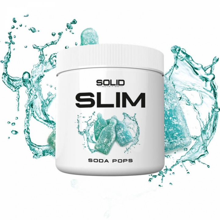 SOLID Nutrition SLIM, 240 g (Soda Pops) i gruppen Kosttillskott & Livsmedel / Viktminskning / Fettförbrännare hos Tillskottsbolaget (SOLID123-2)
