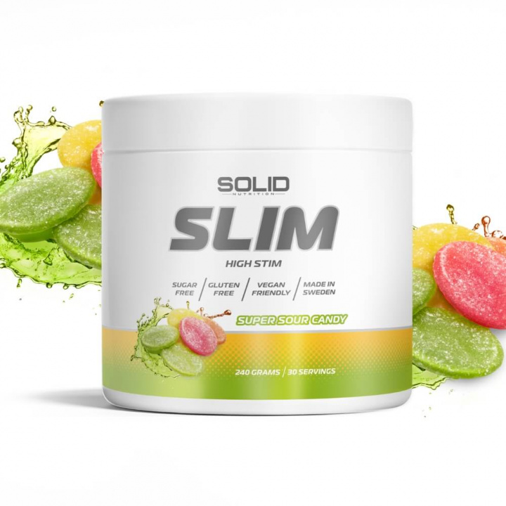 SOLID Nutrition SLIM, 240 g i gruppen Kosttillskott & Livsmedel / Viktminskning / Fettförbrännare hos Tillskottsbolaget (SOLID123)