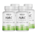 4 x SOLID Nutrition NAC, 90 tabs