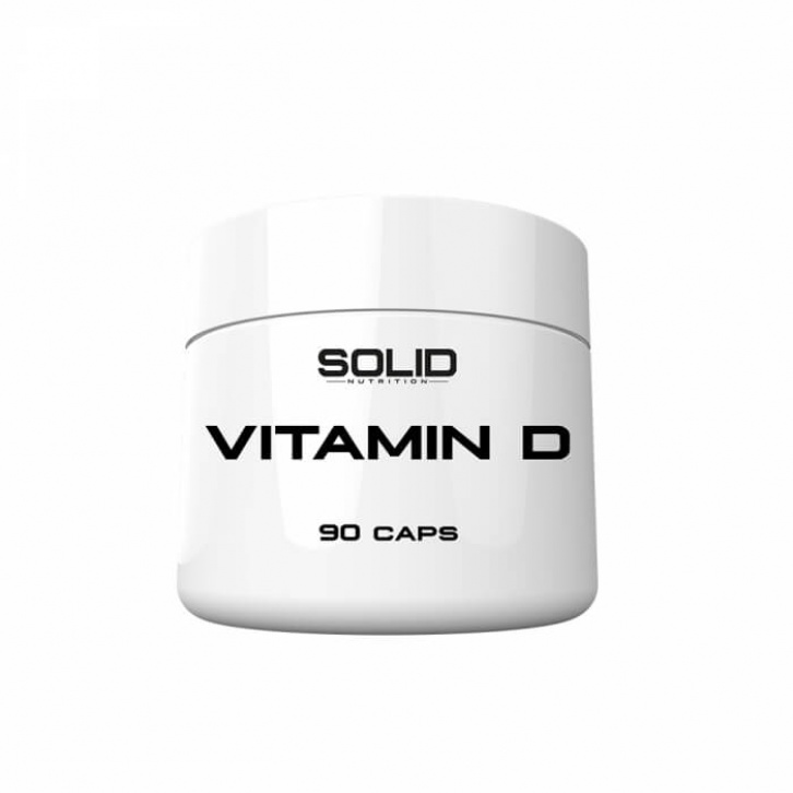 SOLID Nutrition Vitamin D, 90 caps SOLID Nutrition Vitamin D, 90 caps