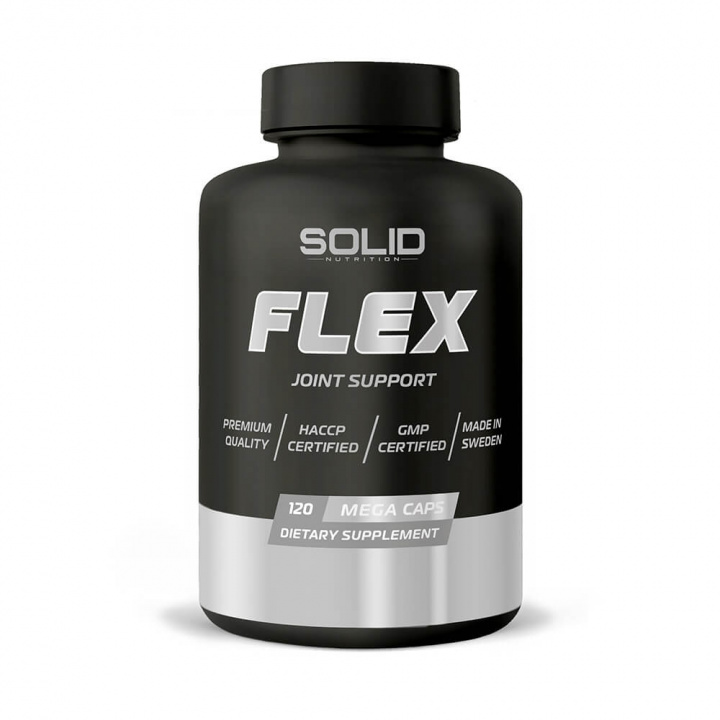SOLID Nutrition BLACK LINE Flex, 120 mega caps i gruppen Shoppa efter Tema / Glutenfria Kosttillskott hos Tillskottsbolaget (SOLID65673)