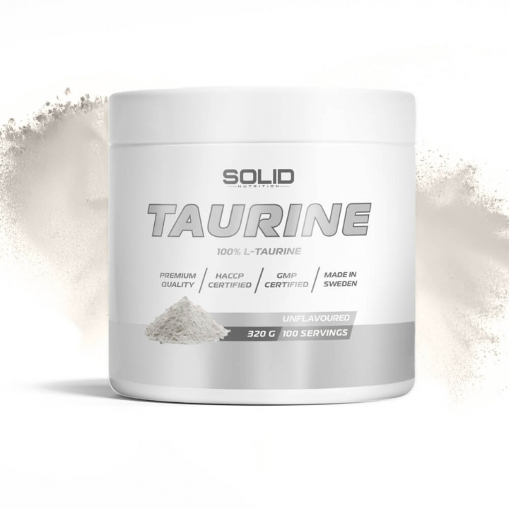 SOLID Nutrition Taurine, 320 g i gruppen Kosttillskott & Livsmedel / Aminosyror / Taurin hos Tillskottsbolaget (SOLID65722)