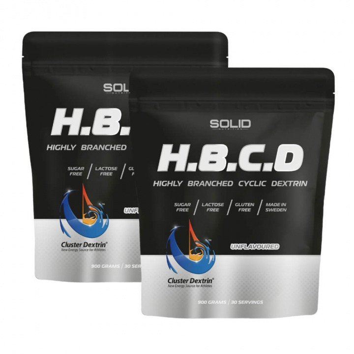 2 x SOLID Nutrition BLACK LINE H.B.C.D, 900 g i gruppen Kosttillskott & Livsmedel / Kolhydrater / Highly Branched Cyclic Dextrin hos Tillskottsbolaget (SOLID657333)