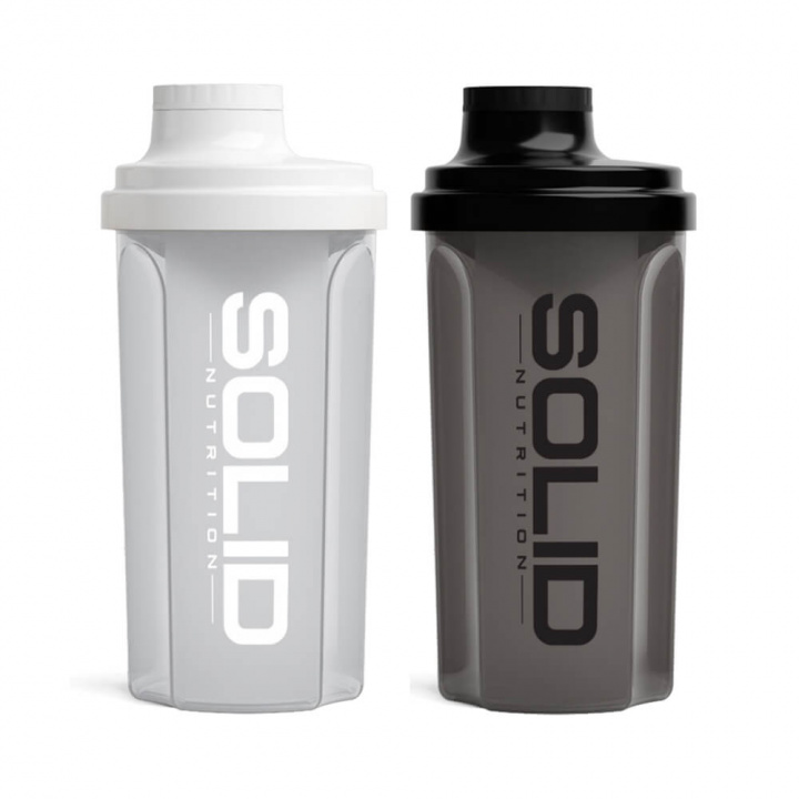 SOLID Nutrition Shaker, 500 ml i gruppen Träningstillbehör / Flaskor & Shakers hos Tillskottsbolaget (SOLID657355)