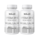 2 x SOLID Nutrition Vitamin C, 90 caps