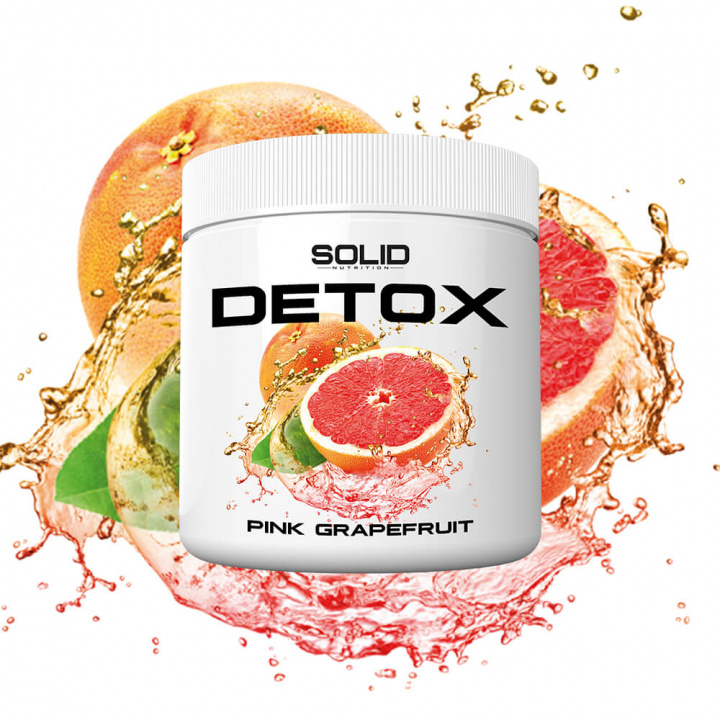 SOLID Nutrition Detox, 360 g (Pink Grapefruit) i gruppen Kosttillskott & Livsmedel / Hälsokost / Detox hos Tillskottsbolaget (SOLID67325-2)