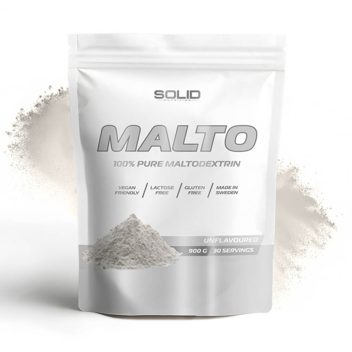 SOLID Nutrition Maltodextrin, 900 g i gruppen Kosttillskott & Livsmedel / Kolhydrater / Maltodextrin hos Tillskottsbolaget (SOLID67554)