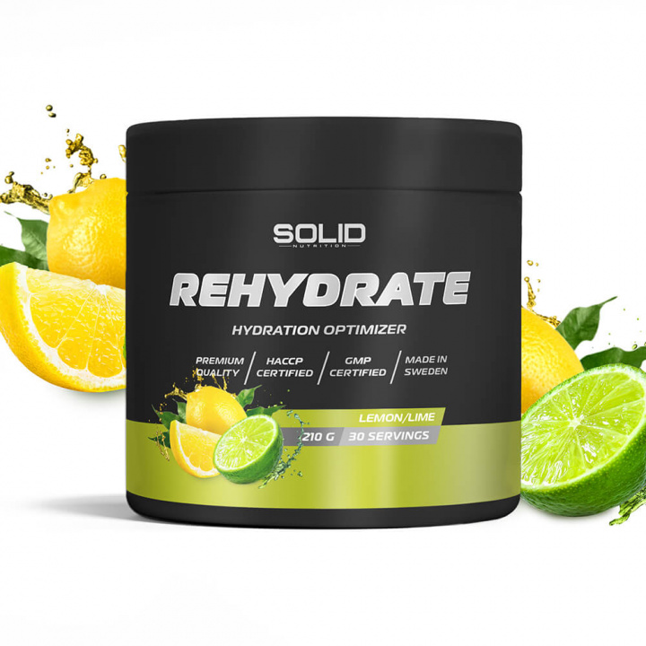 SOLID Nutrition BLACK LINE Rehydrate, 210 g i gruppen Kosttillskott & Livsmedel / Mineraler / Elektrolyter hos Tillskottsbolaget (SOLID75682)