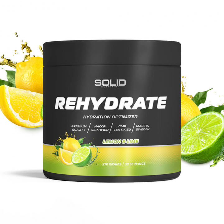 SOLID Nutrition BLACK LINE Rehydrate, 270 g i gruppen Kosttillskott & Livsmedel / Mineraler / Elektrolyter hos Tillskottsbolaget (SOLID75682)