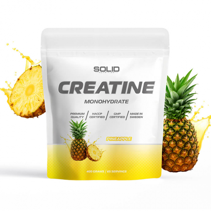 SOLID Nutrition Creatine Monohydrate, 400 g i gruppen Kosttillskott & Livsmedel / Kreatin / Kreatinmonohydrat hos Tillskottsbolaget (SOLID758433)