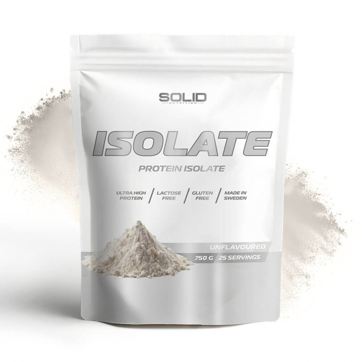SOLID Nutrition Isolate, 750 g (Unflavoured) i gruppen Kosttillskott & Livsmedel / Proteinpulver / Isolatprotein hos Tillskottsbolaget (SOLID85001-11)