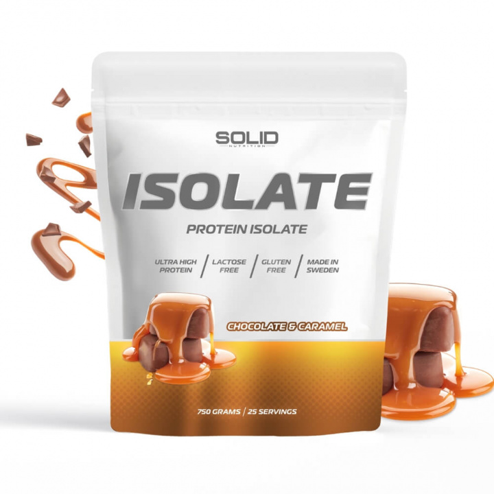SOLID Nutrition Isolate, 750 g (Chocolate & Caramel) i gruppen REA! / Utförsäljning hos Tillskottsbolaget (SOLID85001-2)