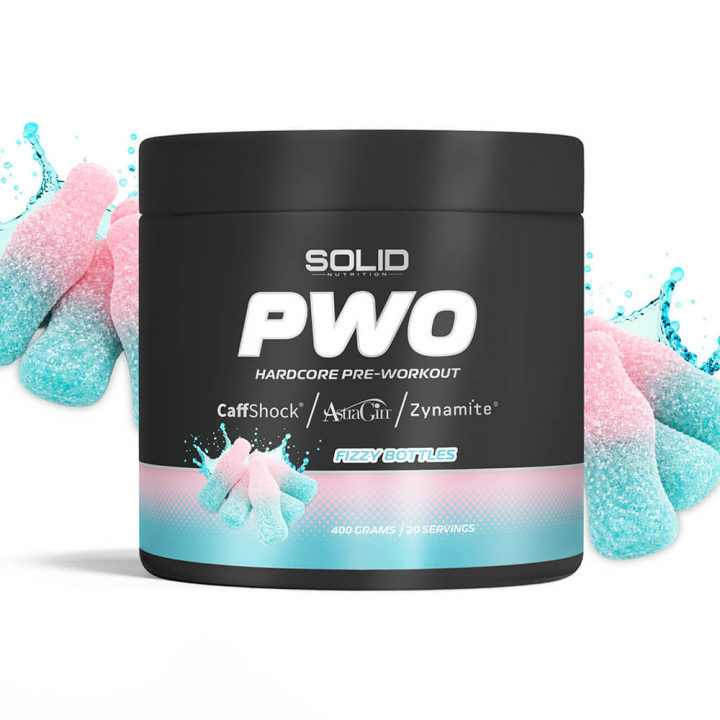SOLID Nutrition BLACK LINE PWO, 400 g i gruppen Kosttillskott & Livsmedel / Prestationshöjare / Pre-Workout / PWO hos Tillskottsbolaget (SOLIDBLACKPWO)