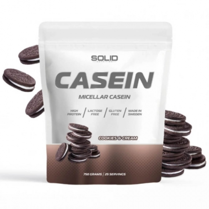 SOLID Nutrition Casein, 750 g i gruppen REA! / Utförsäljning hos Tillskottsbolaget (SOLIDCASEIN1)