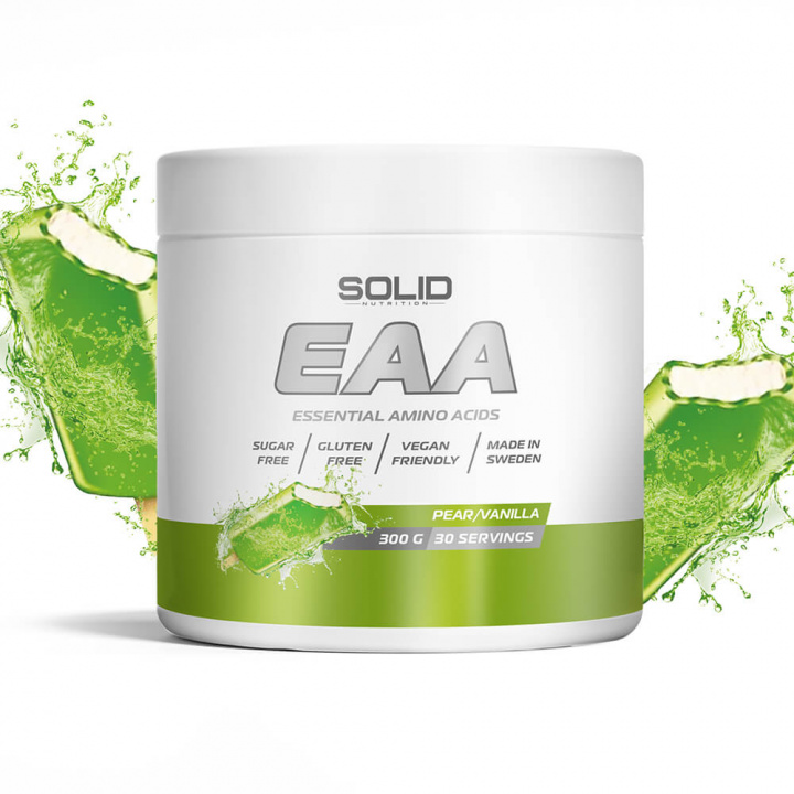 SOLID Nutrition EAA, 300 g (Pear/Vanilla) i gruppen REA! / Utförsäljning hos Tillskottsbolaget (SOLIDEAASPLITT)