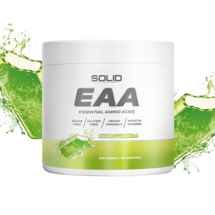 SOLID Nutrition EAA, 300 g (Pear/Vanilla) i gruppen REA! / Utförsäljning hos Tillskottsbolaget (SOLIDEAASPLITT)