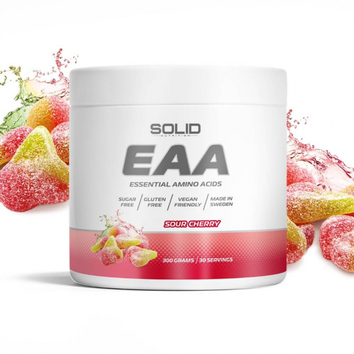 SOLID Nutrition EAA, 300 g i gruppen Kosttillskott & Livsmedel / Aminosyror / EAA hos Tillskottsbolaget (SOLIDEAA)
