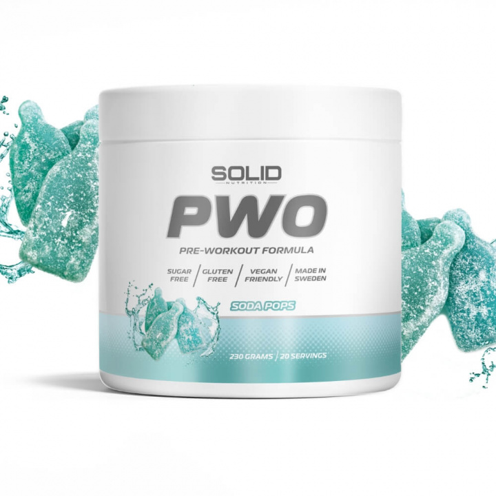 SOLID Nutrition PWO, 230 g i gruppen Kosttillskott & Livsmedel / Prestationshöjare / Pre-Workout / PWO hos Tillskottsbolaget (SOLIDPWO)