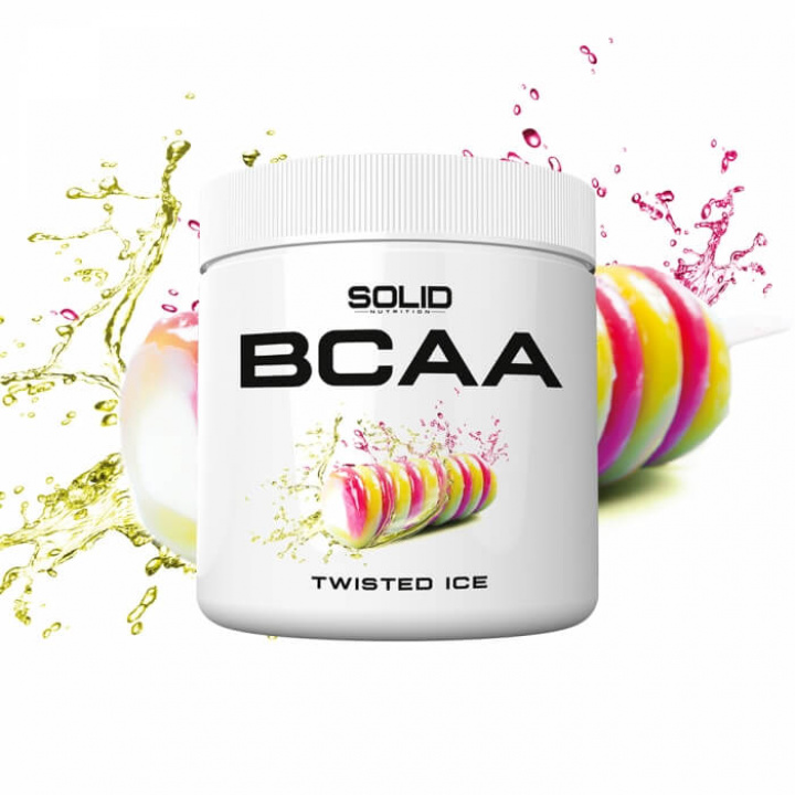 SOLID Nutrition BCAA, 300 g (Twisted Ice) i gruppen Kosttillskott & Livsmedel / Aminosyror / BCAA hos Tillskottsbolaget (SOLIDTWISTED)