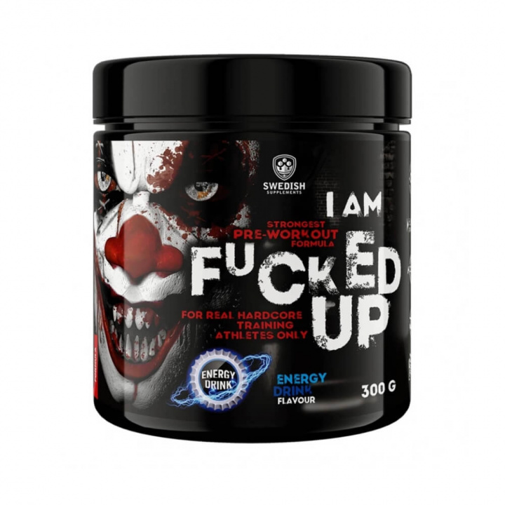 Swedish Supplements Fucked Up Joker Edition, 300 g (Energy Drink) i gruppen Kosttillskott & Livsmedel / Prestationshöjare / Pre-Workout / PWO hos Tillskottsbolaget (SS032ED)