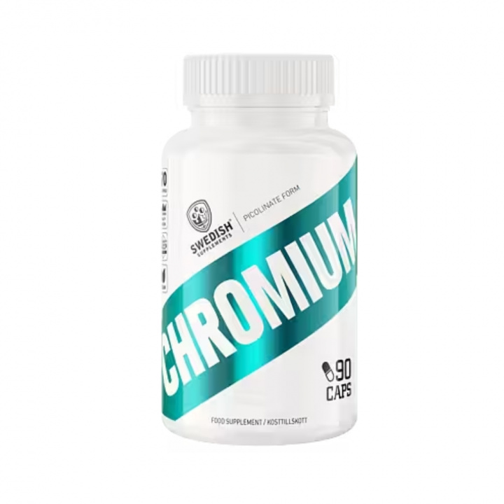 Swedish Supplements Chromium, 90 caps i gruppen Kosttillskott & Livsmedel / Mineraler / Krom hos Tillskottsbolaget (SS24131)