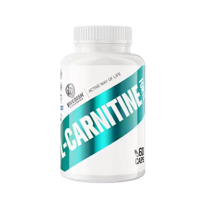Swedish Supplements L-Carnitine Forte, 60 caps i gruppen Kosttillskott & Livsmedel / Viktminskning / Koffeinfri Fettförbrännare hos Tillskottsbolaget (SS6543)