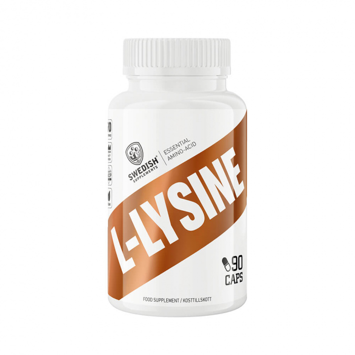 Swedish Supplements L-Lysine, 90 caps i gruppen Kosttillskott & Livsmedel / Aminosyror / Lysin hos Tillskottsbolaget (SS65883)