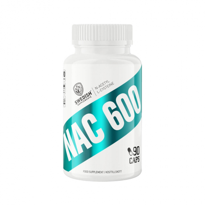Swedish Supplements NAC 600, 90 caps i gruppen Kosttillskott & Livsmedel / Aminosyror / NAC hos Tillskottsbolaget (SS74915)