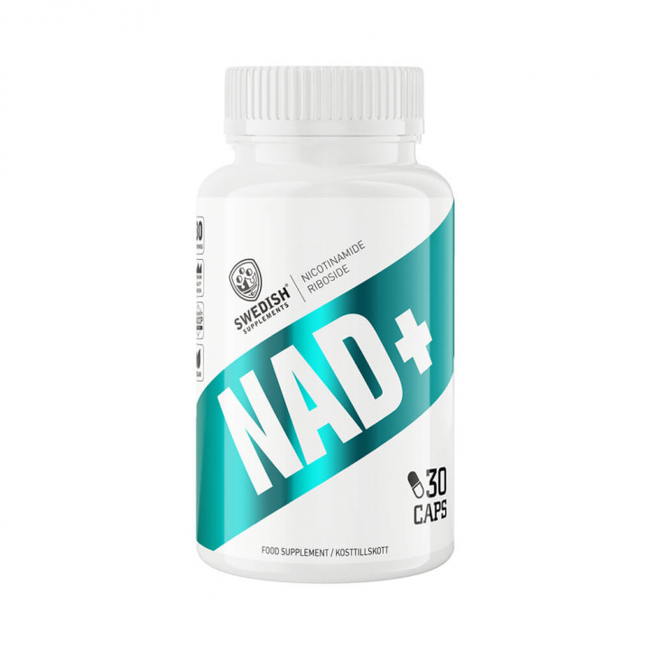 Swedish Supplements NAD+, 30 caps i gruppen Kosttillskott & Livsmedel / Hälsokost / Antioxidanter hos Tillskottsbolaget (SS784564)