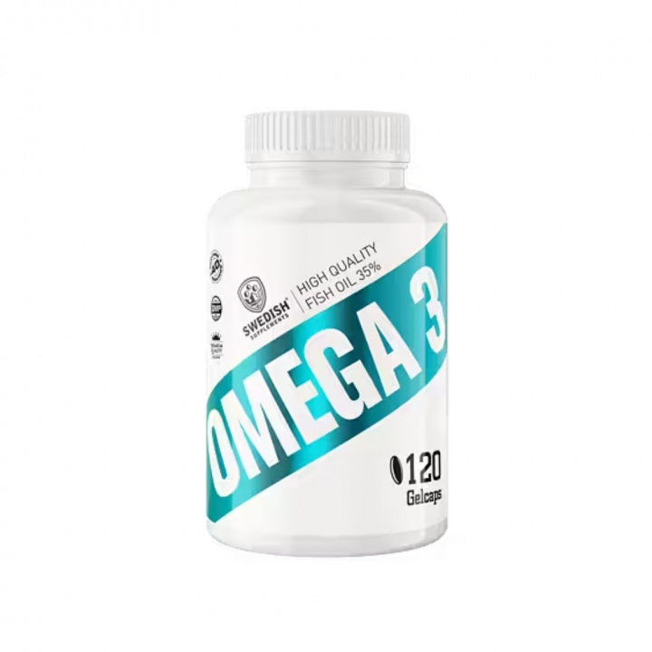 Swedish Supplements Omega-3, 120 caps i gruppen Kosttillskott & Livsmedel / Omega-3 & Fettsyror / Omega-3 hos Tillskottsbolaget (SS8023)