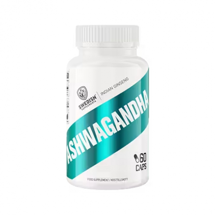 Swedish Supplements Ashwagandha, 60 caps i gruppen Kosttillskott & Livsmedel / Hälsokost / Adaptogener hos Tillskottsbolaget (SS843)