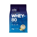Star Nutrition Whey-80, 1 kg (Vanilj)