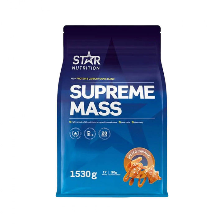 Star Nutrition Supreme Mass, 1530 g i gruppen Shoppa efter Tema / Svenskt kosttillskott hos Tillskottsbolaget (STAR005)
