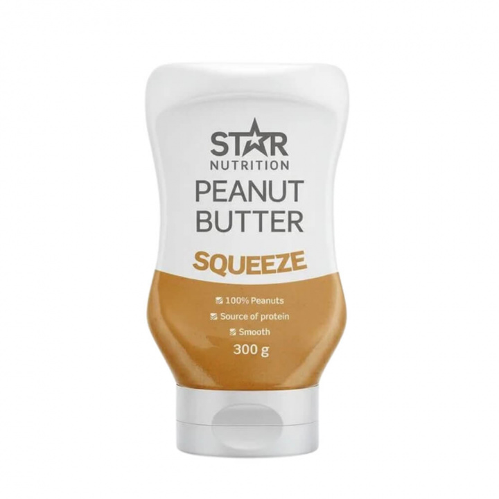 Star Nutrition Peanut Butter Squeeze, 300 g i gruppen Kosttillskott & Livsmedel / Livsmedel / Nötsmör hos Tillskottsbolaget (STAR29374)