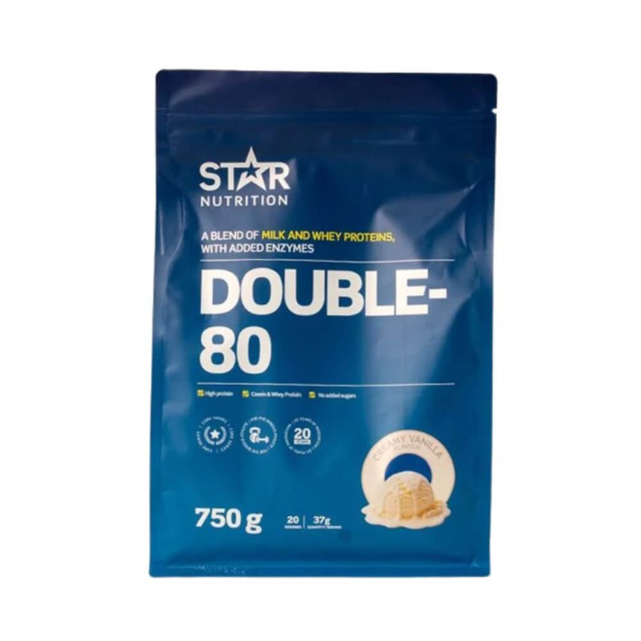 Star Nutrition Double-80, 750 g i gruppen Shoppa efter Tema / Svenska kosttillskott hos Tillskottsbolaget (STAR3047)