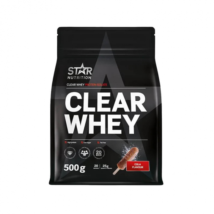 Star Nutrition Clear Whey, 500 g i gruppen Kosttillskott & Livsmedel / Proteinpulver / Clear Whey hos Tillskottsbolaget (STAR7666)