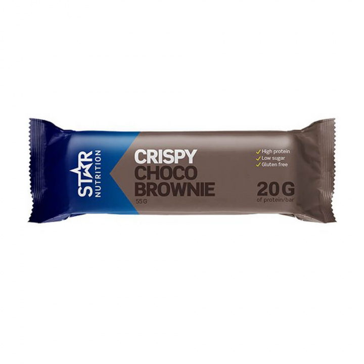 Star Nutrition Protein Bar, 55g (Choco Brownie) i gruppen Bars / Proteinbars hos Tillskottsbolaget (STAR8459-2)
