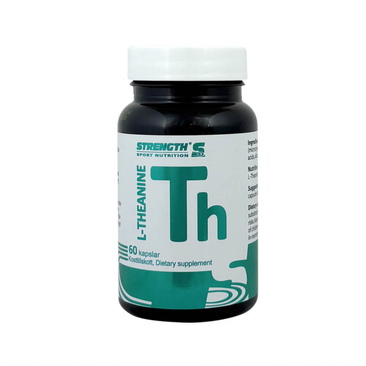 Strength L-Theanin, 60 caps i gruppen Shoppa efter Tema / Glutenfria Kosttillskott hos Tillskottsbolaget (STRENGTH87345)