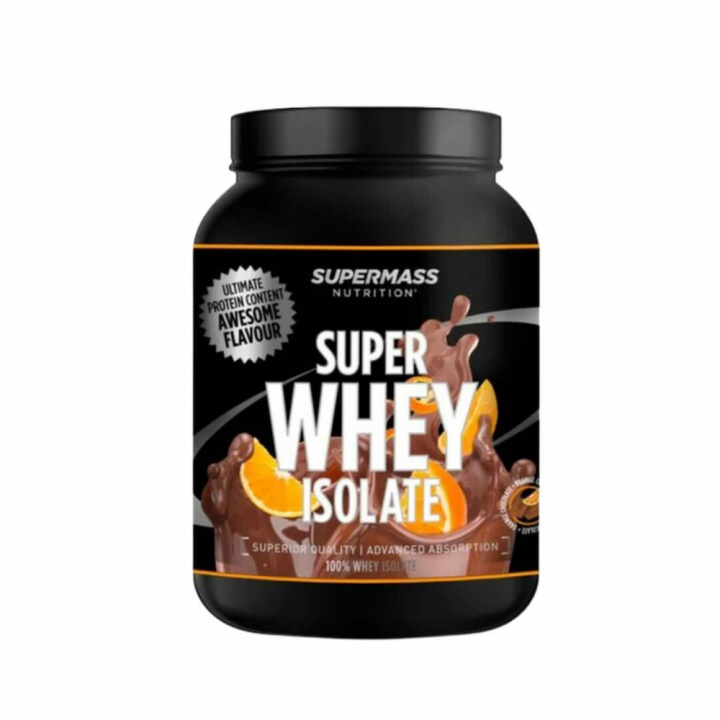 Supermass Nutrition Super Whey Isolate, 1300 g (Orange Chocolate) i gruppen Kosttillskott & Livsmedel / Proteinpulver / Isolatprotein hos Tillskottsbolaget (SUPERMASS76846-2)