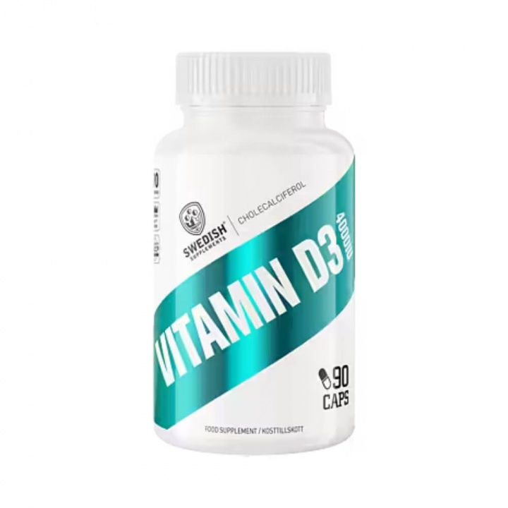 Swedish Supplements Vitamin D3 4000IU, 90 caps i gruppen Kosttillskott & Livsmedel / Hälsokost / Immunförsvar hos Tillskottsbolaget (SWEDISH680900)
