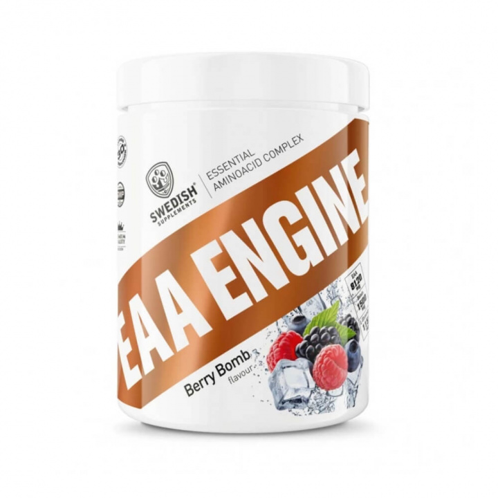 Swedish Supplements EAA Engine, 450 g (Berry Bomb) i gruppen Kosttillskott & Livsmedel / Aminosyror / EAA hos Tillskottsbolaget (SWEDISH843-3)