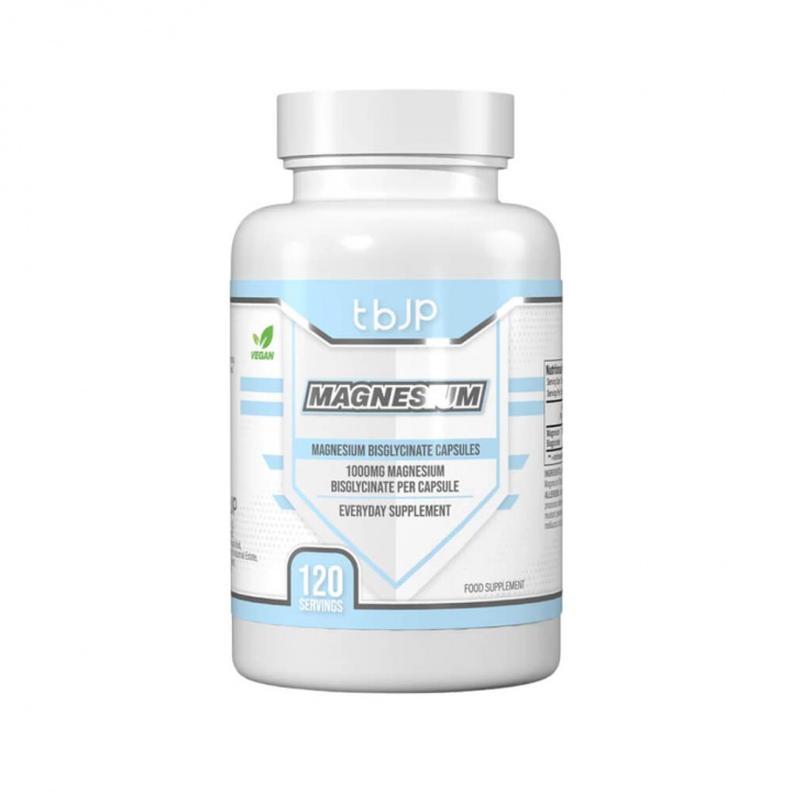 Trained By JP Magnesium, 120 caps i gruppen Kosttillskott & Livsmedel / Mineraler / Magnesium hos Tillskottsbolaget (TBJP89654)