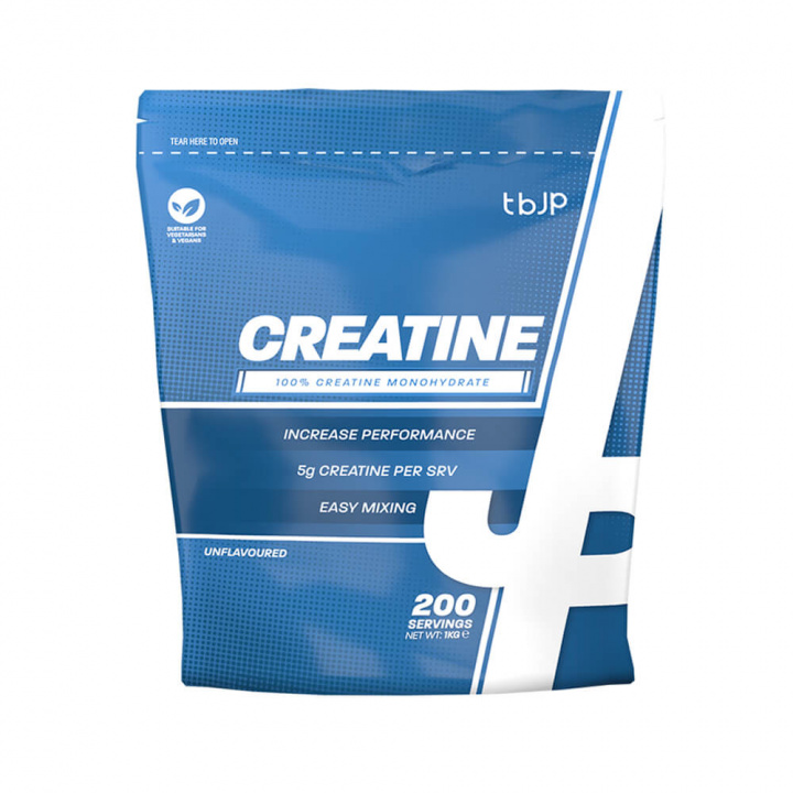 Trained By JP Creatine Monohydrate, 1 kg i gruppen Kosttillskott & Livsmedel / Kreatin / Kreatinmonohydrat hos Tillskottsbolaget (TBJP988613)