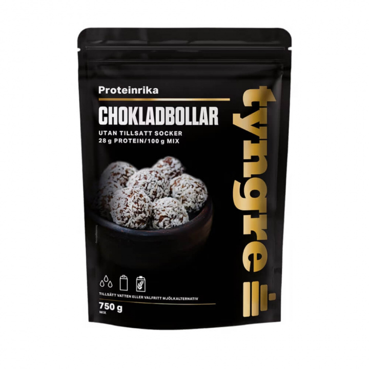 Tyngre Bakmix Chokladbollar, 750 g i gruppen Kosttillskott & Livsmedel / Livsmedel hos Tillskottsbolaget (TYNGRE3620)
