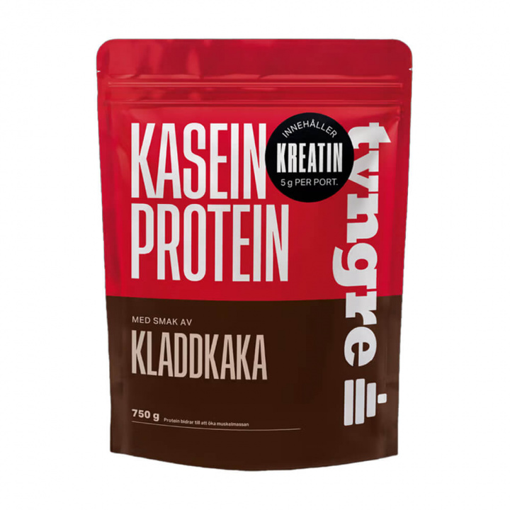 Tyngre Kasein med Kreatin, 750 g i gruppen Kosttillskott & Livsmedel / Proteinpulver / Kaseinprotein hos Tillskottsbolaget (TYNGRE7568)