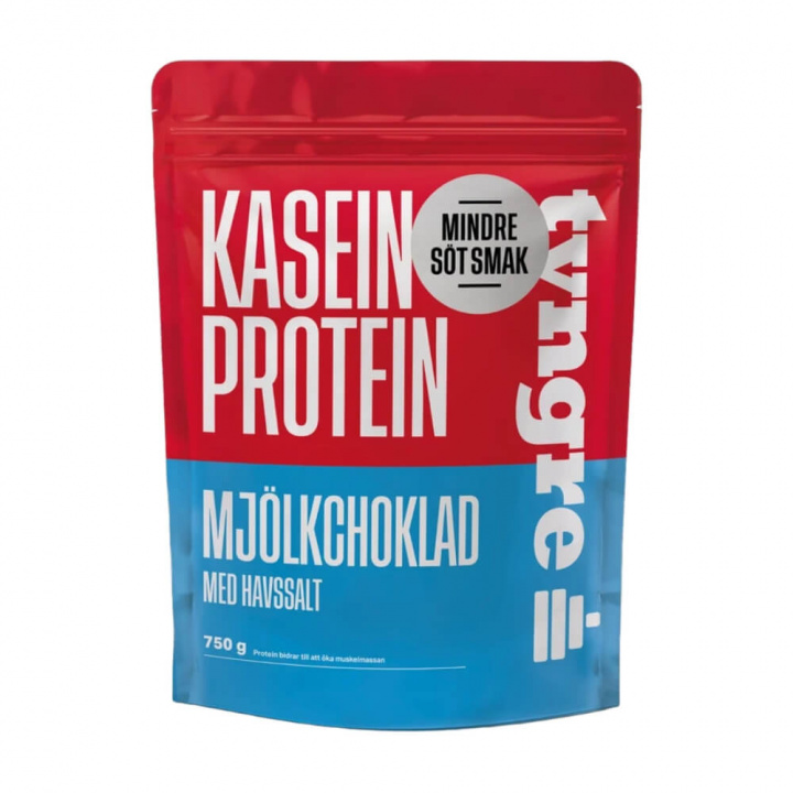 Tyngre Kasein Mindre Söt Smak, 750 g i gruppen Kosttillskott & Livsmedel / Proteinpulver / Kaseinprotein hos Tillskottsbolaget (TYNGRE8273)